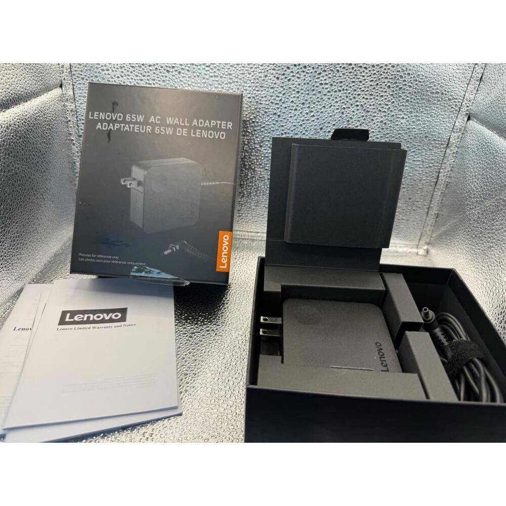NEW - Lenovo 65W AC Wall Adapter - SP10L37599 - Open Box‎